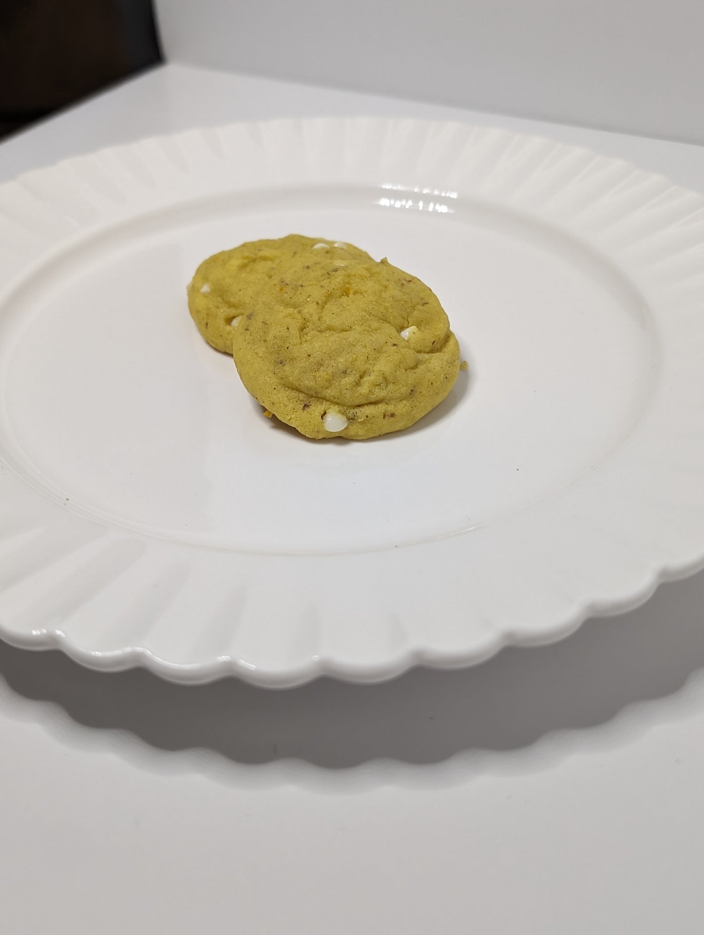 Gluten-Free and Vegan Lemon White Chocolate Chip Cookies